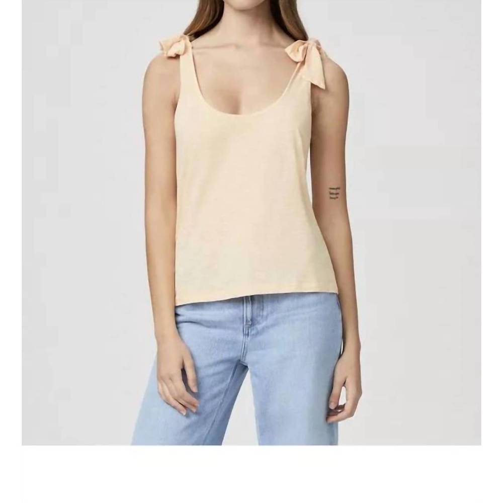 NEW PAIGE gala tank in light orange